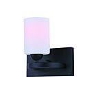 Canarm HAMPTON IVL370A01BK 1-Light Matte Black 100W Vanity Light