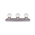Canarm IVLBS1351 3-Lights 180W Brushed Pewter Vanity Light