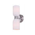 Canarm IWF1251A02BN Darius 120W Brushed Nickel Wall Light