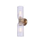 Canarm IWF1252A02GD Omarion 120W Gold Wall Light
