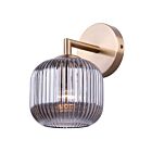 Canarm IWF2256B01GD Sybil 60W Gold Wall Light