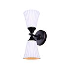 Canarm IWF2274B02BK Draven 120W Matte Black Wall Light
