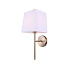 Canarm IWF2275B01GD Seraphina 60W Gold Wall Light