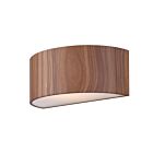 Canarm Dexter IWL318A13BKW 1-Light Matte Black and Faux Wood Wall Light