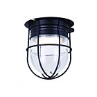 Canarm LCL161A04CWGBK 11w Black with Cage LED Barn Light