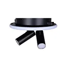 Canarm LCW314A02BK 17W Matte Black and Faux Wood LED Track Light