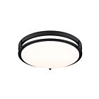 Canarm GILDA LFM112A16BK Matte Black 29W LED Flush Mount