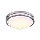 Canarm LFM112A19BN-3CCT Gilda 38W Brushed Nickel LED Flush Mount CCT Selectable