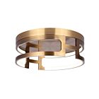 Canarm Bettony LFM278A15PGD Painted Gold LED Flush Mount