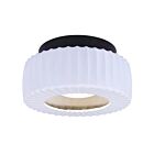 Canarm LFM338A11BKR Dario 20W Matte Black LED Flush Mount CCT Selectable