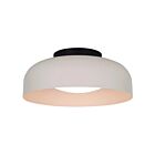 Canarm LFM340A14BKS Petra 24W Matte Black LED Flush Mount CCT Selectable