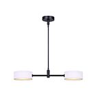 Canarm Carmynn LPL288A02BK Matte Black LED Rod Pendant