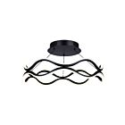 Canarm Castra LSF280A17BK 30W Matte Black LED Semi Flush Mount