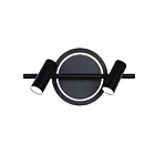 Canarm LT314A02BK 14W Matte Black and Faux Wood LED Track Light