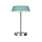 Canarm Jessa LTL263A14GRN Brushed Nickel and Green 16W Table Lamp