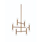 Dainolite AVA-2012C-VB Ava 12-Lights 720W Vintage Bronze LED Chandelier