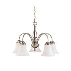 Nuvo Lighting Dupont 60-1822 5-Light Brushed Nickel Chandelier For Dining Room