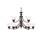 Nuvo Lighting Empire 60-362 9-Light Old Bronze Chandelier