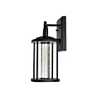CWI Lighting Greenwood 0407W7-1-101 Black 11W LED Outdoor Wall Lantern