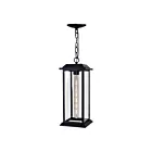 CWI Lighting Blackbridge 0409P6-1-101 Black 1 Light 60W Outdoor Pendant