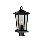 CWI Lighting Leawood 0413PT8-1-101 Black 1 Light 60W Outdoor Lantern Head