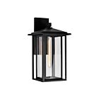 CWI Lighting Crawford 0417W11-1-101 Black 1 Light 60W Outdoor Wall Light