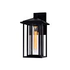 CWI Lighting Crawford 0417W7-1-101 Black 1 Light 60W Outdoor Wall Light