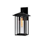 CWI Lighting Crawford 0417W9-1-101 Black 1 Light 60W Outdoor Wall Light