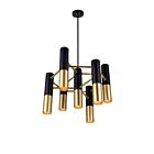 CWI Lighting Anem 1015P17-7-129 Matte Black And Satin Gold 7 Lights 420W Chandelier