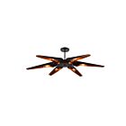 CWI Lighting Amar 1019P43-6-143 Matte Black 6 Lights 360W Chandelier