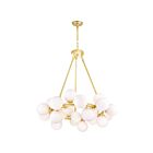 CWI Lighting Arya 1020P26-25-602 Satin Gold 25 Lights 175W Chandelier