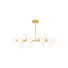 CWI Lighting Arya 1020P36-16-602 Satin Gold 16 Lights 112W Chandelier