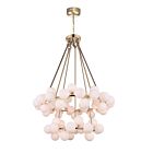 CWI Lighting Arya 1020P39-70-602 Satin Gold 70 Lights 490W Chandelier