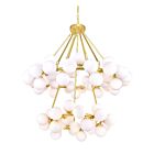 CWI Lighting Arya 1020P39-70-602 Satin Gold 70 Lights 490W Chandelier