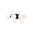 CWI Lighting Arya 1020W18-8-101 Black 8 Lights 56W Wall Sconce