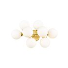 CWI Lighting Arya 1020W18-8-602 Satin Gold 8 Lights 56W Wall Sconce