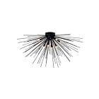 CWI Lighting Savannah 1034C40-8-101 Black 8 Lights 320W Flush Mount