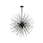 CWI Lighting Savannah 1034P40-14-101 Black 14 Lights 560W Chandelier