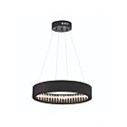 CWI Lighting Rosalina 1040P20-101 Matte Black 35W LED Chandelier