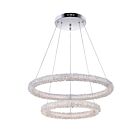 CWI Lighting Arielle 1042P25-601-2R Chrome 120W LED Chandelier