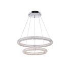 CWI Lighting Arielle 1042P25-601-2R Chrome 120W LED Chandelier