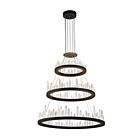 CWI Lighting Juliette 1043P42-3-101 Black 300W LED Chandelier