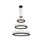 CWI Lighting Juliette 1043P42-3-101 Black 300W LED Chandelier