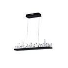 CWI Lighting Juliette 1043P45-101-RC Black 120W LED Chandelier