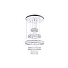 CWI Lighting Madeline 1044P24-601-R-5C Chrome 100W LED Chandelier