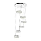 CWI Lighting Madeline 1044P24-601-R-6C Chrome 72W LED Chandelier