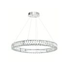 CWI Lighting Madeline 1044P32-601-R-1C Chrome 72W LED Chandelier