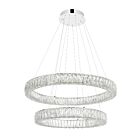 CWI Lighting Madeline 1044P32-601-R-2C-B Chrome 100W LED Chandelier