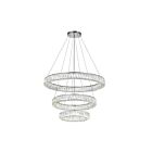CWI Lighting Madeline 1044P32-601-R-3C Chrome 140W LED Chandelier