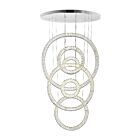 CWI Lighting Celina 1046P34-6-601 Chrome 80W LED Chandelier